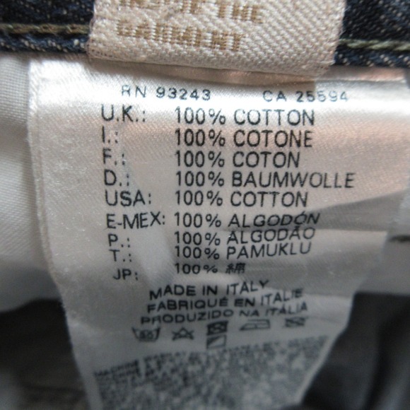 Diesel Waykee Denim Jeans Pants Mens 31x34 Blue Distressed Straight Italy - Picture 4 of 10